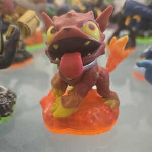 Red and Orange Dragon Figurine